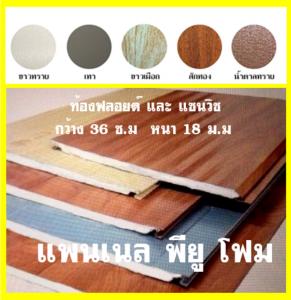 แพนเนล พียู 5 สี 5 TYPE