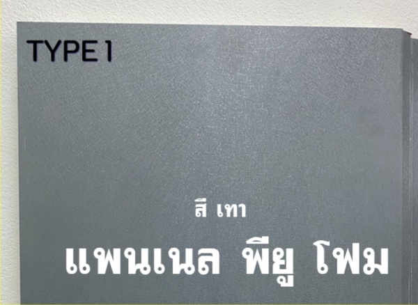 แพนเนล พียู TYPE 5 สีเทา