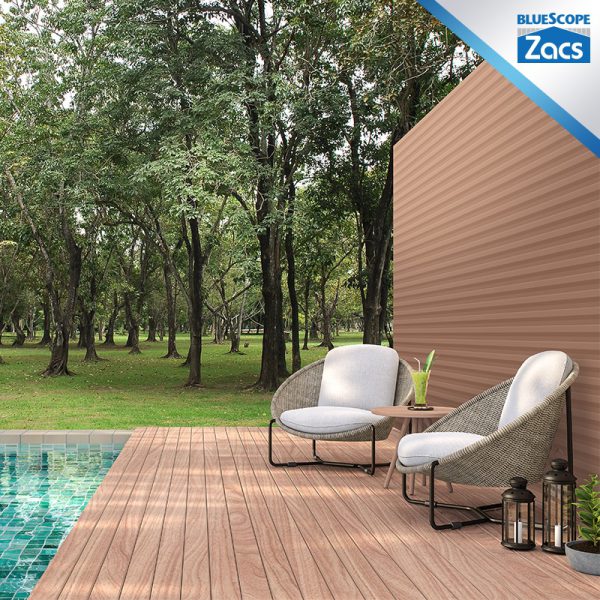 เนเชอรัล บราวน์ บลูสโคป แซคส์ (BLUESCOPE ZACS®)