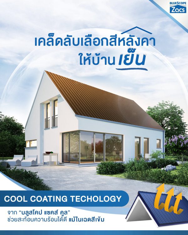 เนเชอรัล บราวน์ บลูสโคป แซคส์ (BLUESCOPE ZACS®)