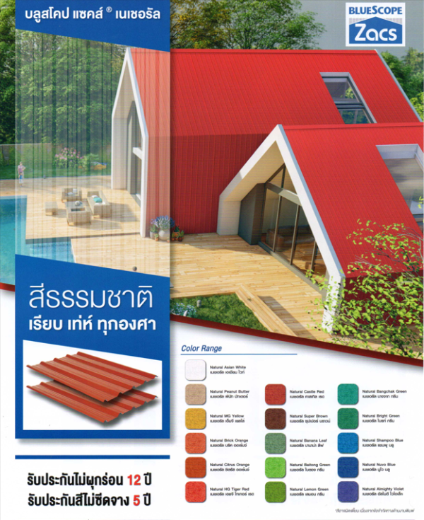ซิตรัส โอเร้นจ์ บลูสโคป แซคส์ (BLUESCOPE ZACS®)