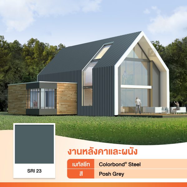  Posh Grey SRI 23 COLORBOND® Steel