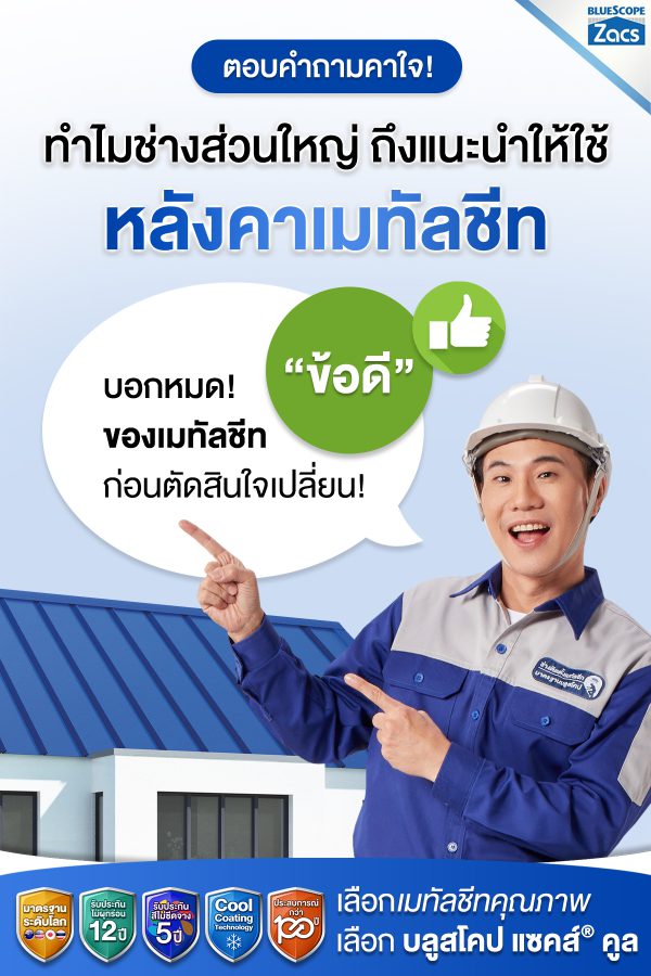 นูโว บลู บลูสโคป แซคส์ (BLUESCOPE ZACS®)