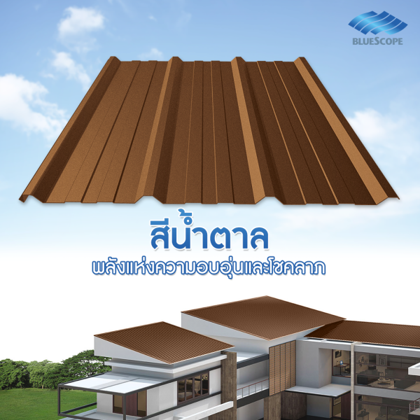 เนเชอรัล บราวน์ บลูสโคป แซคส์ (BLUESCOPE ZACS®)