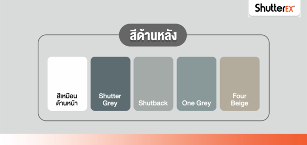 ประตูม้วน ShutterEx® สี Nuvo Blue