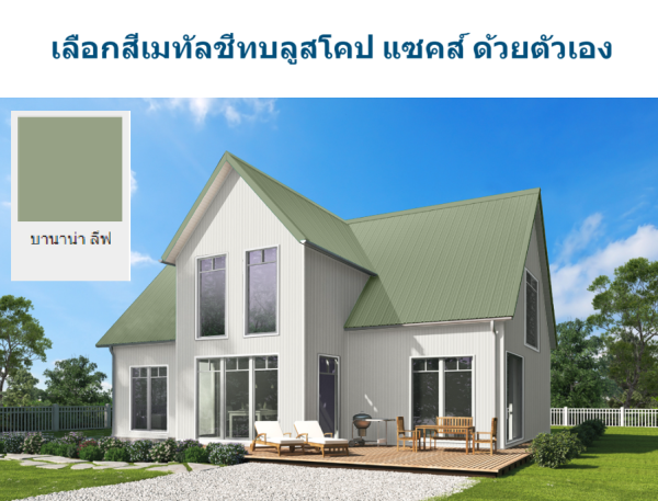 บานาน่า ลีฟ บลูสโคป แซคส์ (BLUESCOPE ZACS®)