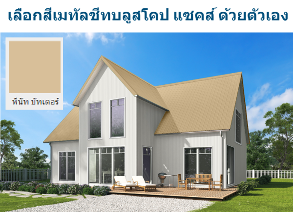 พีนัท บัทเตอร์ บลูสโคป แซคส์ (BLUESCOPE ZACS®)