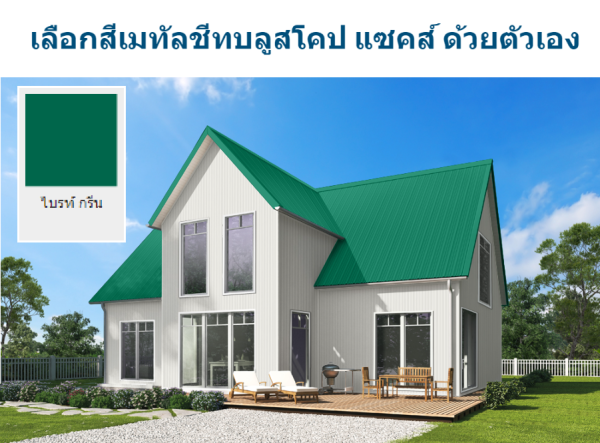 ไบร์ท กรีน บลูสโคป แซคส์ (BLUESCOPE ZACS®)