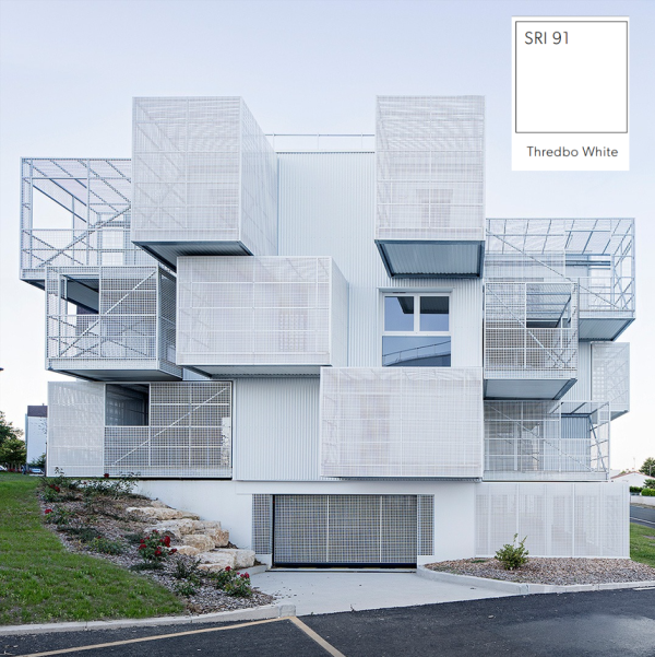 Thredbo White SRI 91 Colorbond® For Sandwich Panel