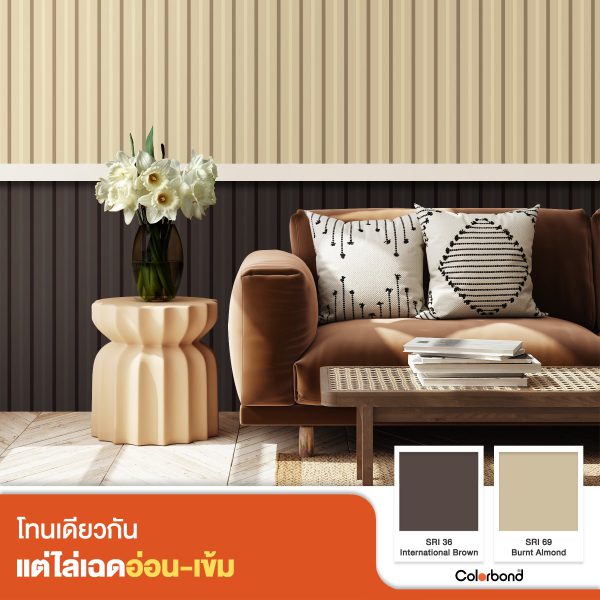 International Brown SRI 40 Colorbond® For Sandwich Panel