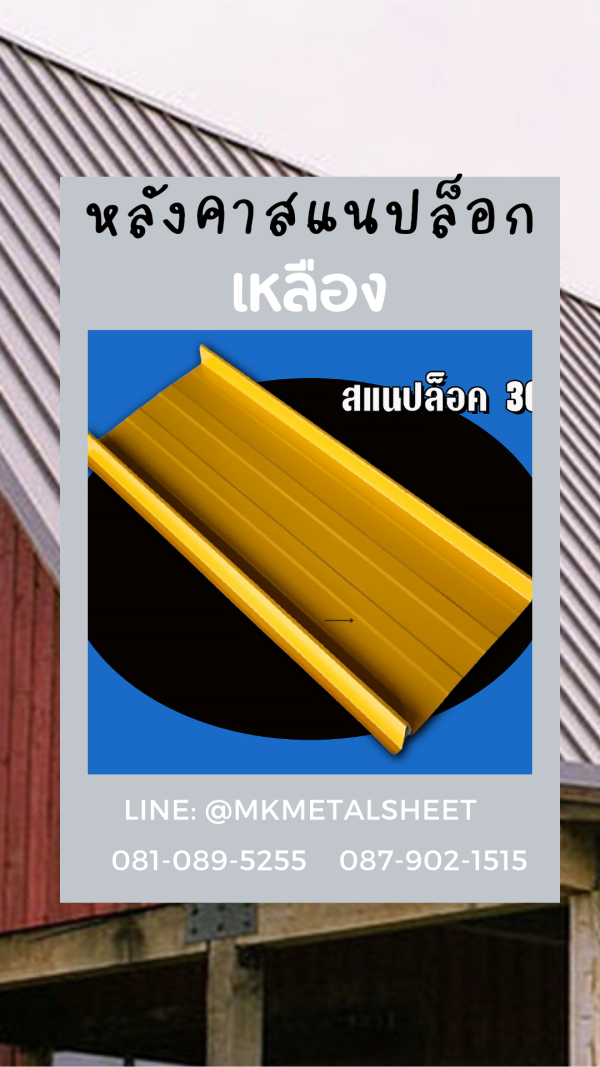 หลังคา/ผนัง SnapLock บางจาก/ม่วง/แดง